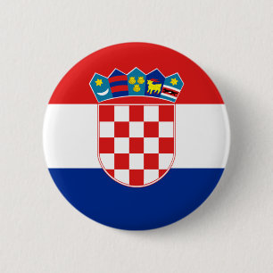 Badge Rond 5 Cm la Croatie