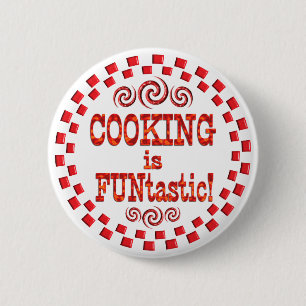 Badge Rond 5 Cm La cuisine est FUNtastic