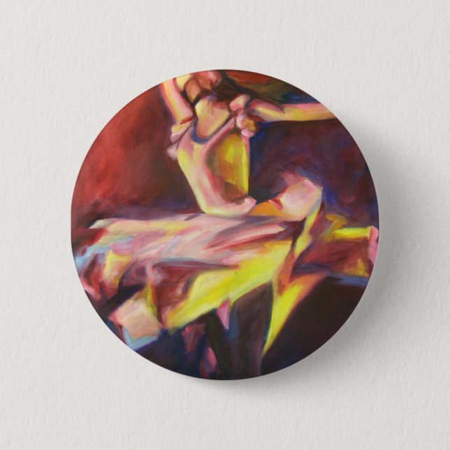 Badge Rond 5 Cm La danseuse (Devant)