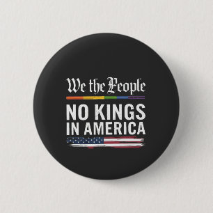 Badge Rond 5 Cm La démocratie n'a pas le statut de reine Librety U