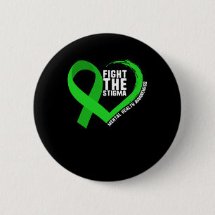 Badge Rond 5 Cm La dépression de sensibilisation à la santé mental
