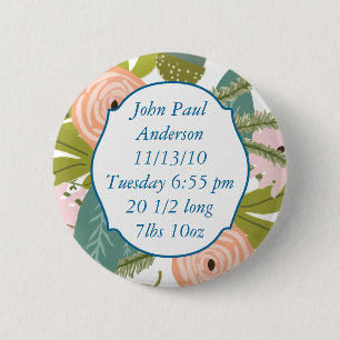 Badge Rond 5 Cm La faune et la flore