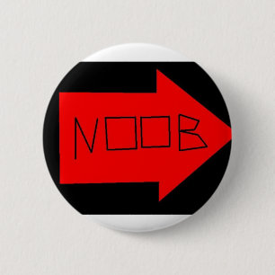 Badge Rond 5 Cm La flèche de Noob