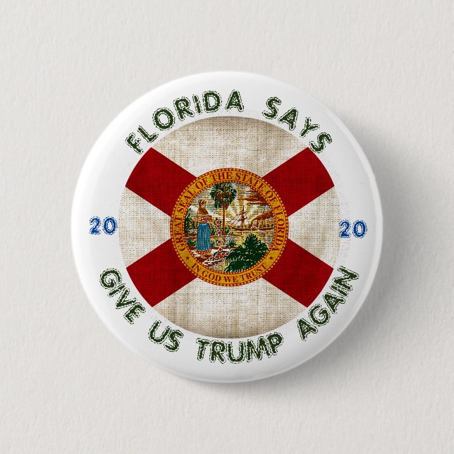 Badge Rond 5 Cm La Floride dit : (Devant)