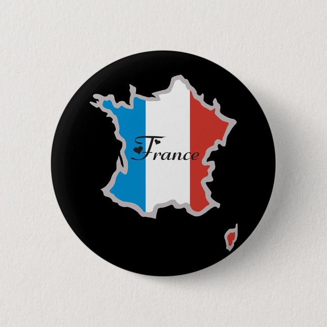 Badge Rond 5 Cm La France fraîche (Devant)