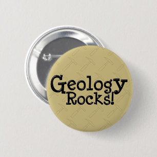 Badge Rond 5 Cm La géologie déchire !