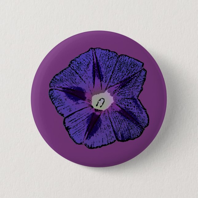 Badge Rond 5 Cm La gloire du matin Abstraite (Devant)