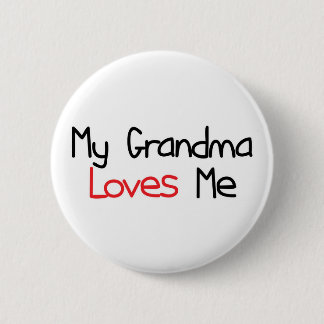 Badge Rond 5 Cm La grand-maman m'aime
