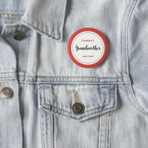 Badge Rond 5 Cm la grand-mère