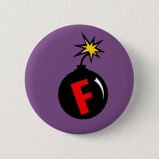 Badge Rond 5 Cm la grosse injure (Devant)