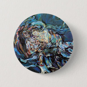 Badge Rond 5 Cm La jeune mariée du vent (la tempête)