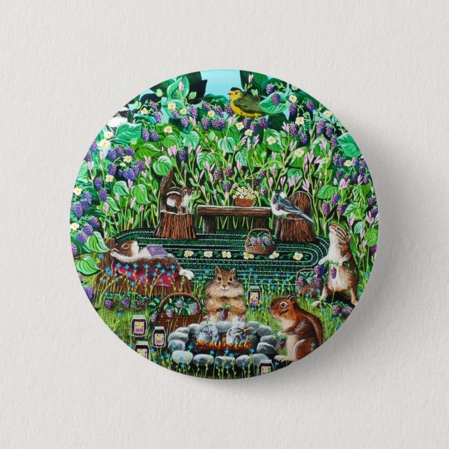 Badge Rond 5 Cm La joie de Jam (Devant)
