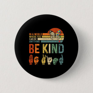 Badge Rond 5 Cm La Journée Mondiale de la Sensibilisation sur l'au