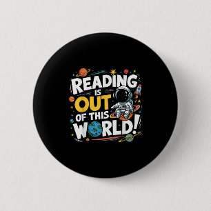 Badge Rond 5 Cm La Lecture Drôle Est Sortie De Ce Monde L'Amour Du