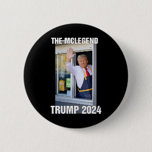 Badge Rond 5 Cm La légende de Trump