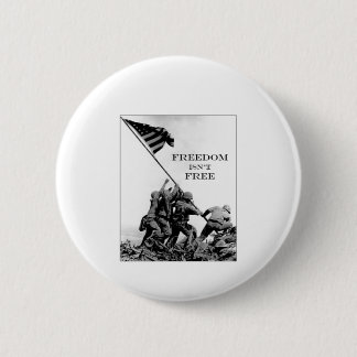 Badge Rond 5 Cm La liberté n'est pas libre