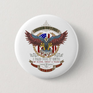 Badge Rond 5 Cm La liberté n'est pas libre