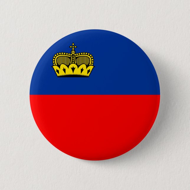 Badge Rond 5 Cm la Liechtenstein (Devant)