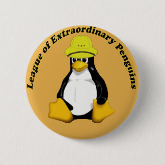 Badge Rond 5 Cm La Ligue des pingouins extraordinaires