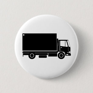 Badge Rond 5 Cm la livraison déplaçant truck van lorry