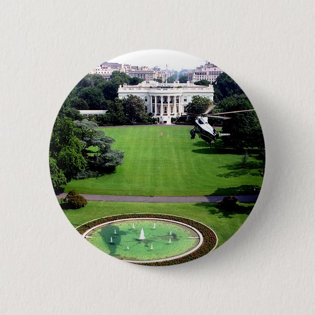 Badge Rond 5 Cm La Maison Blanche (Devant)