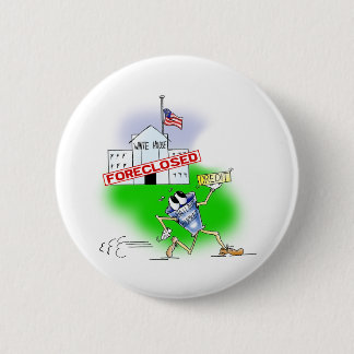 Badge Rond 5 Cm La Maison Blanche empêchée