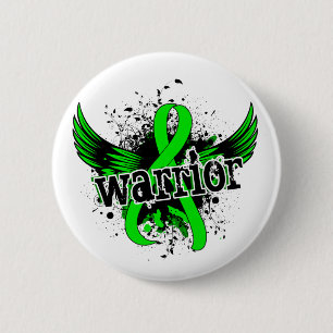 Badge Rond 5 Cm La maladie de Lyme du guerrier 16