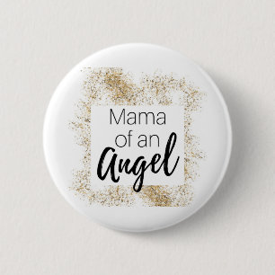 Badge Rond 5 Cm la maman d'un ange - grossesse et perte d'enfant
