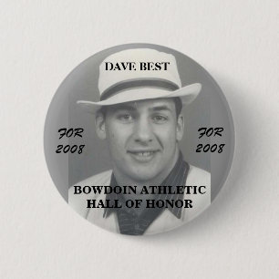 Badge Rond 5 Cm La meilleure 4 Bowdoin université Hall sportif de