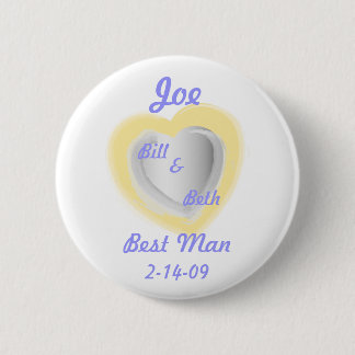 Badge Rond 5 Cm La meilleure Bouton-Personnaliser d'homme