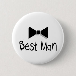 Badge Rond 5 Cm La meilleure cravate d'arc d'homme