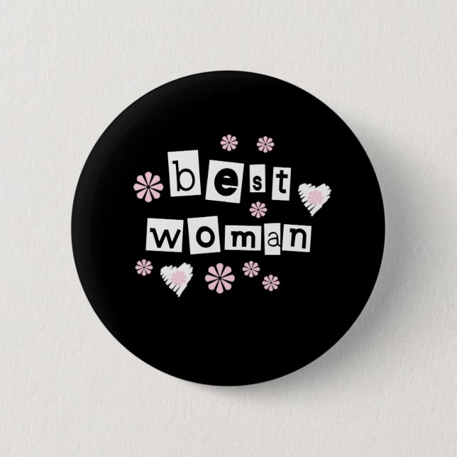 Badge Rond 5 Cm La meilleure femme (Devant)