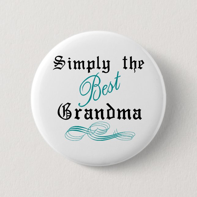 Badge Rond 5 Cm La meilleure grand-maman (Devant)