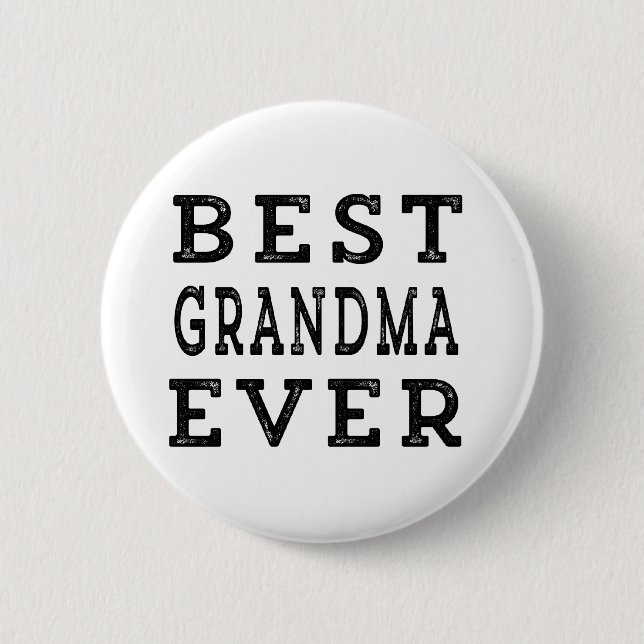 Badge Rond 5 Cm La meilleure grand-maman jamais (Devant)