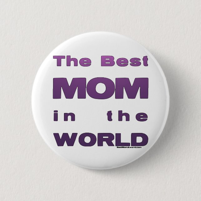 Badge Rond 5 Cm La meilleure maman au monde (Devant)