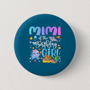 Badge Rond 5 Cm La mer poisson de mer d'anniversaire de Mimi