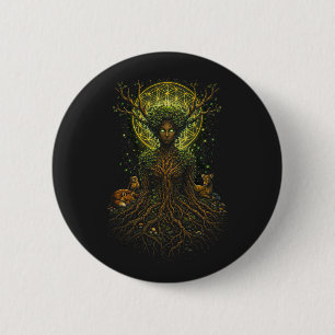 Badge Rond 5 Cm La Mère Verte