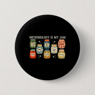 Badge Rond 5 Cm La microbiologie est mon truc Bactéries et biologi