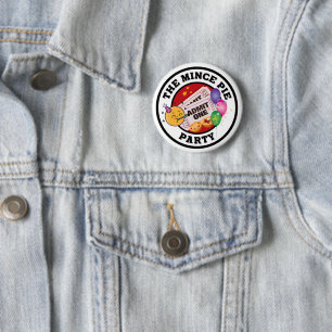 Badge Rond 5 Cm La Mince Pie Party