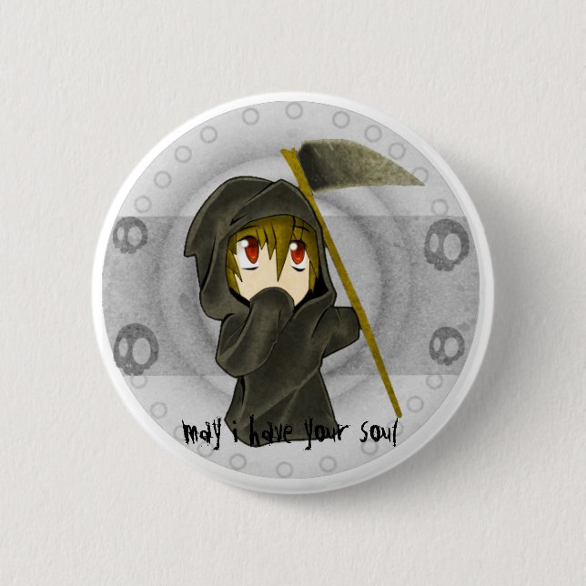Badge Rond 5 Cm la mort (Devant)