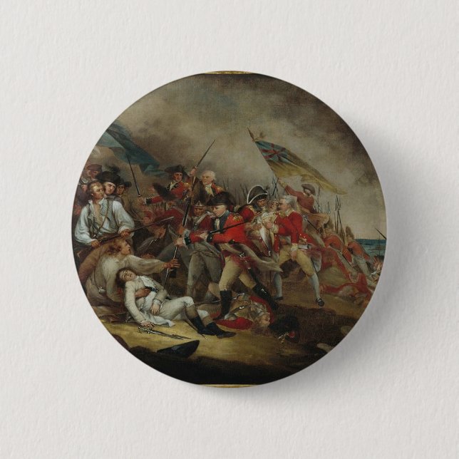 Badge Rond 5 Cm La mort des terriers généraux à la colline de (Devant)