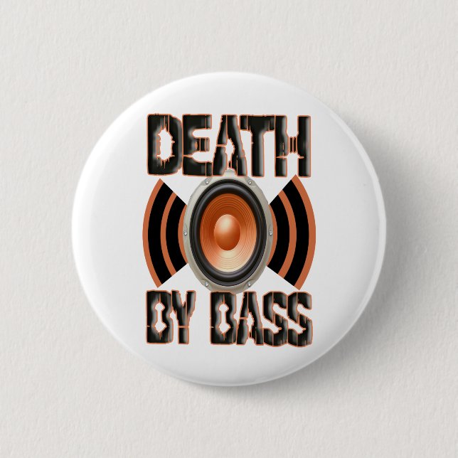 Badge Rond 5 Cm La MORT par la BASSE (Devant)