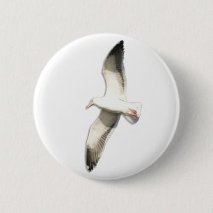 Badge Rond 5 Cm La mouette montante de Helaine
