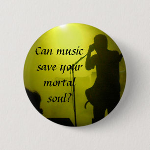 Badge Rond 5 Cm La musique économise
