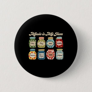 Badge Rond 5 Cm La musique est mon truc professeur de musique de r