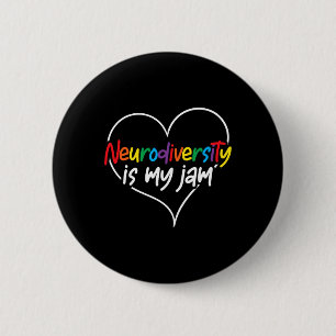 Badge Rond 5 Cm La Neurodiversité est ma Sensibilisation sur l'aut
