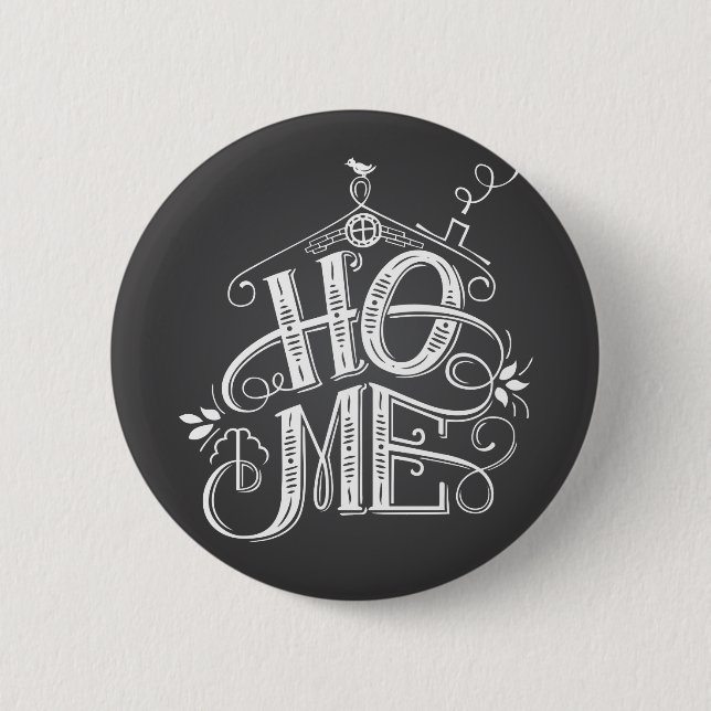 Badge Rond 5 Cm La nouvelle maison Graphic de célébration (Devant)