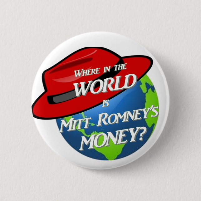 Badge Rond 5 Cm Là où est l'argent du gant (Devant)