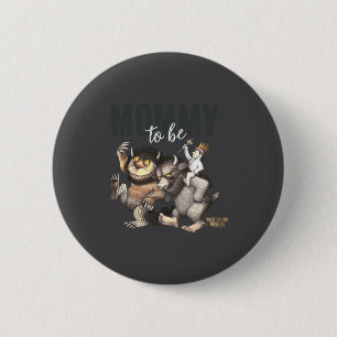 Badge Rond 5 Cm Là où sont les choses sauvages Maman à venir