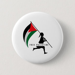 Badge Rond 5 Cm La Palestine libre